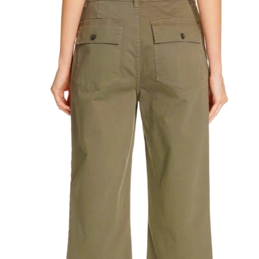 Frame High Rise Wide Leg Crop